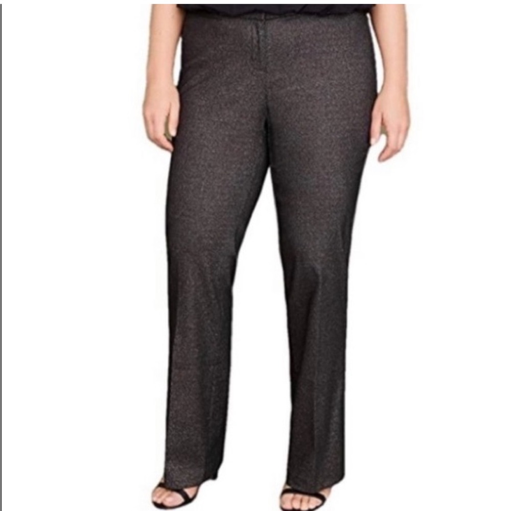 Lane Bryant The Allie Black Sparkle Pants